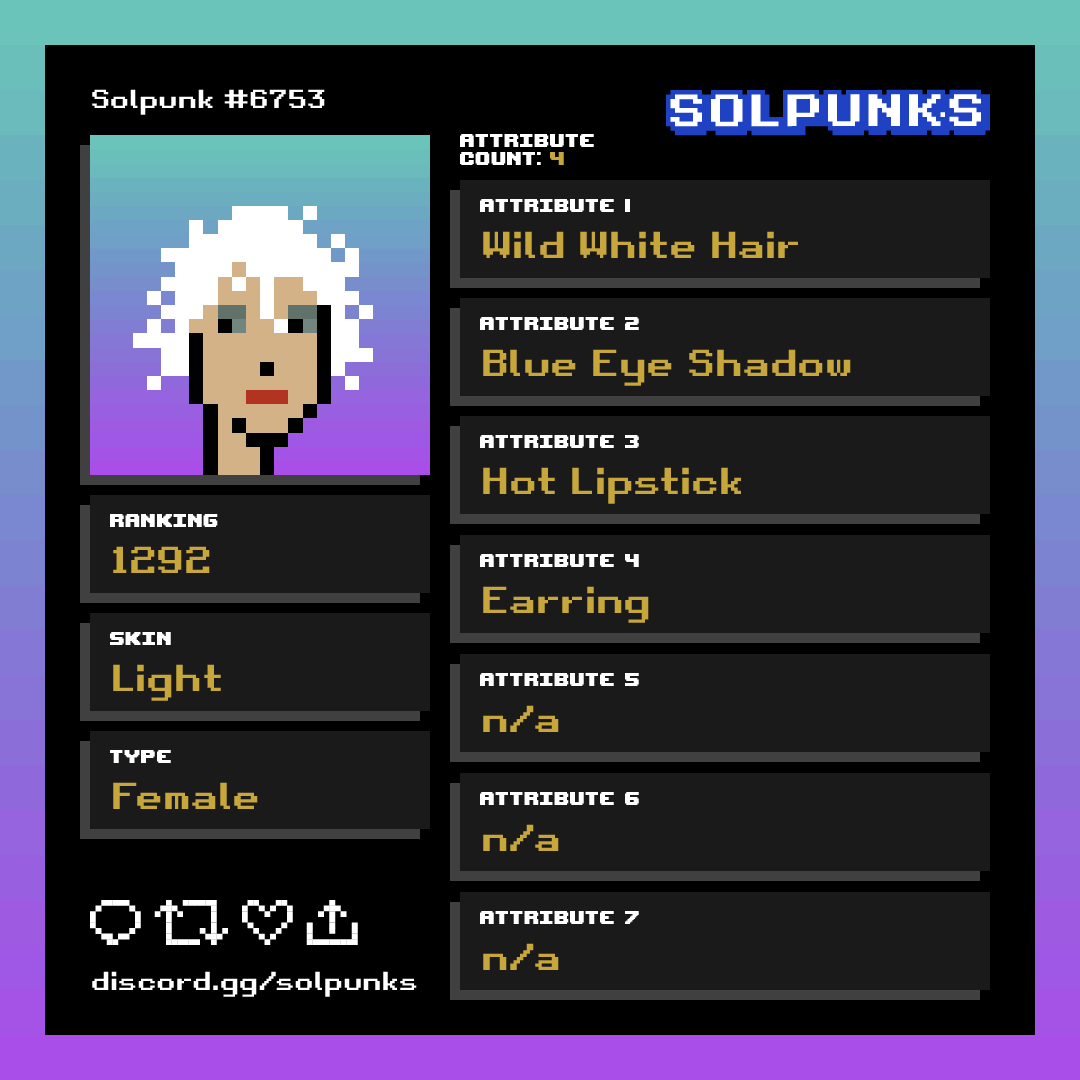 PunksDAOSales's tweet image. SolPunk 6753 has been sold! 

Price: 7.89 SOL ($142 USD) 

→solanart.io/collections/so…

@PunksOnSolana
@SolPunksDAO
#SolPunks #SOL #NFT

solscan.io/tx/2KhtFZzVgRg…