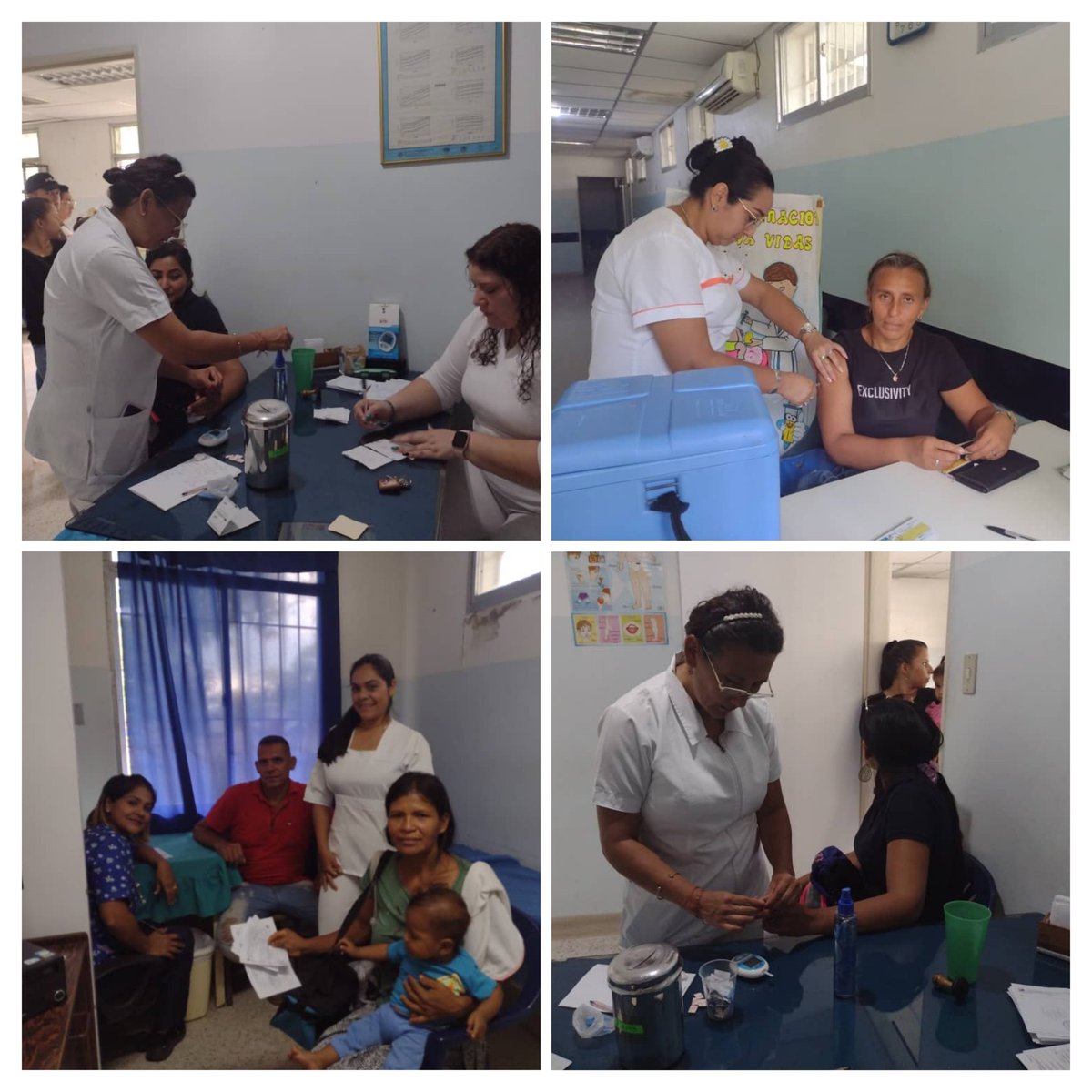 AMB_FRANCISCORL's tweet photo. #Hoy en el Mes Obrero, Jornada Médica al comité de #Salud y sus familiares, consulta de Medicina General, Vacuna, Laboratorio, despistaje #Glicemia y Sesión Educativa #JuntosPorCadaLatido #IVSS @Somosivss @MagaGutierrezV @FreddyBernal @NicolasMaduro https://t.co/fYxZPc3pzW