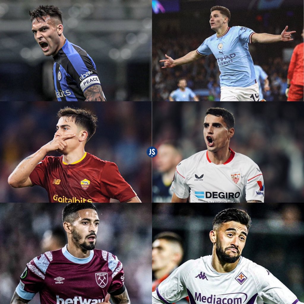 juegosimple__'s tweet photo. El Inter de Lautaro y Correa ante el Manchester City de Julián, en la final de Champions League. La Roma de Paulo Dybala ante el Sevilla de Montiel, Acuña, Ocampos, Lamela y Papu Gómez, en la final de la Europa League. El West Ham de Manu Lanzini ante la Fiorentina de Nico González y Martínez Quarta, en la final de la Conference League.

Argentina tendrá futbolistas en los SEIS FINALISTAS de las TRES competencias europeas. Además, agrega @garciabassino que somos el ÚNICO PAÍS DEL MUNDO con representantes en todos los posibles campeones.

EL CAMPEÓN DEL MUNDO, CARAJO. 🇦🇷🌟