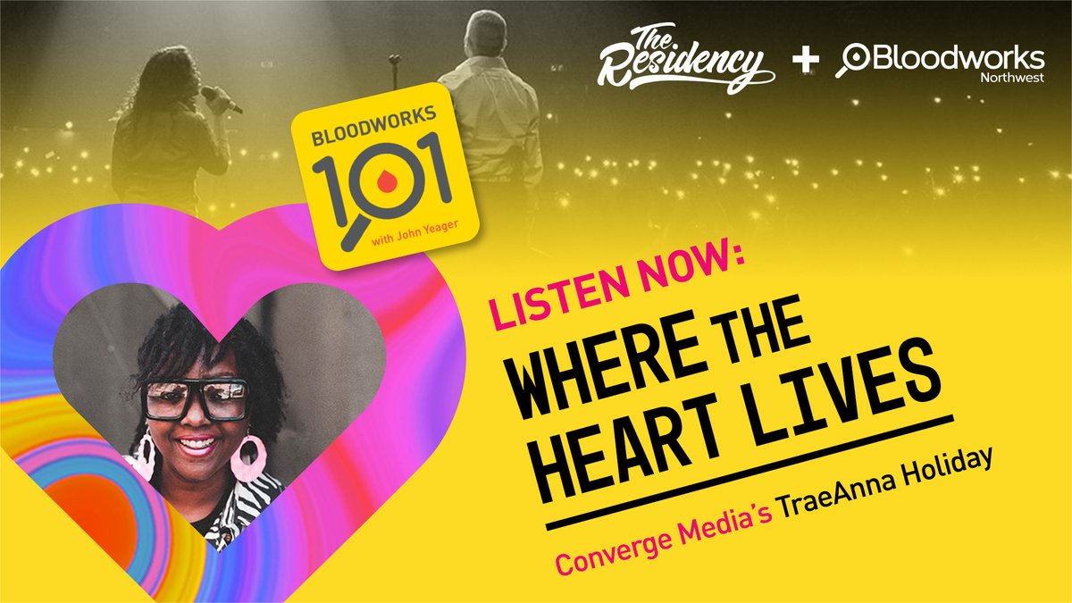We partnered with <a href="/theresidency_/">The Residency Fam</a> on Where The Heart Lives to reach diverse young donors. Through a group of musicians &amp; mentors, we're working to instill the importance of community &amp; how blood donation fits in. Learn more on Bloodworks 101 - available anywhere you get #podcasts.