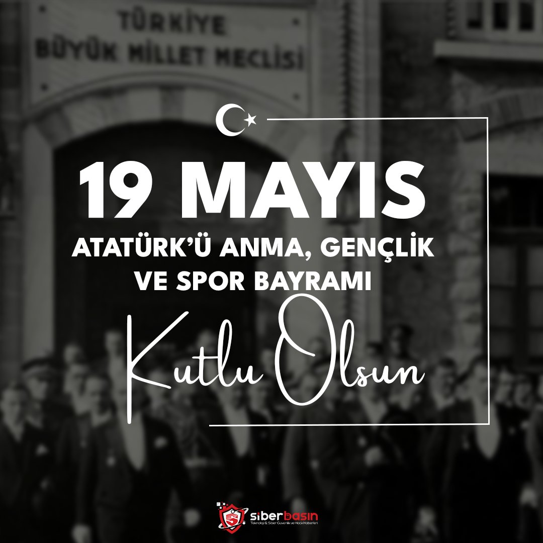 siberbasin's tweet photo. "Geldikleri gibi giderler!"

19 Mayıs Atatürk'ü Anma, Gençlik ve Spor Bayramı Kutlu Olsun! 🇹🇷

#siberbasin #19mayis #atatürk #19MayısGenclikveSporBayramı https://t.co/uwfOXpAPiT