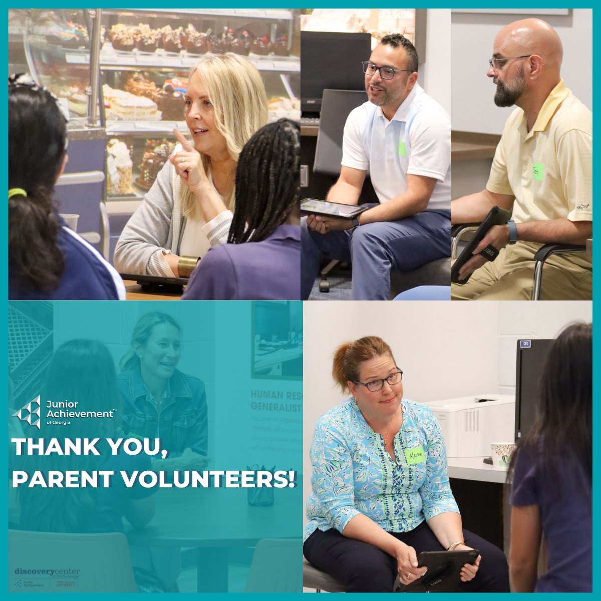 jageorgia's tweet photo. There is something extraordinary about a parent coming to volunteer with their student!
Pinecrest Academy spent their time in JA Finance Park with 10 parent volunteers. Their advice was exactly what these 7th-grade students needed! π‘
#weloveourvolunteers #jafinancepark https://t.co/H0q793YQs0