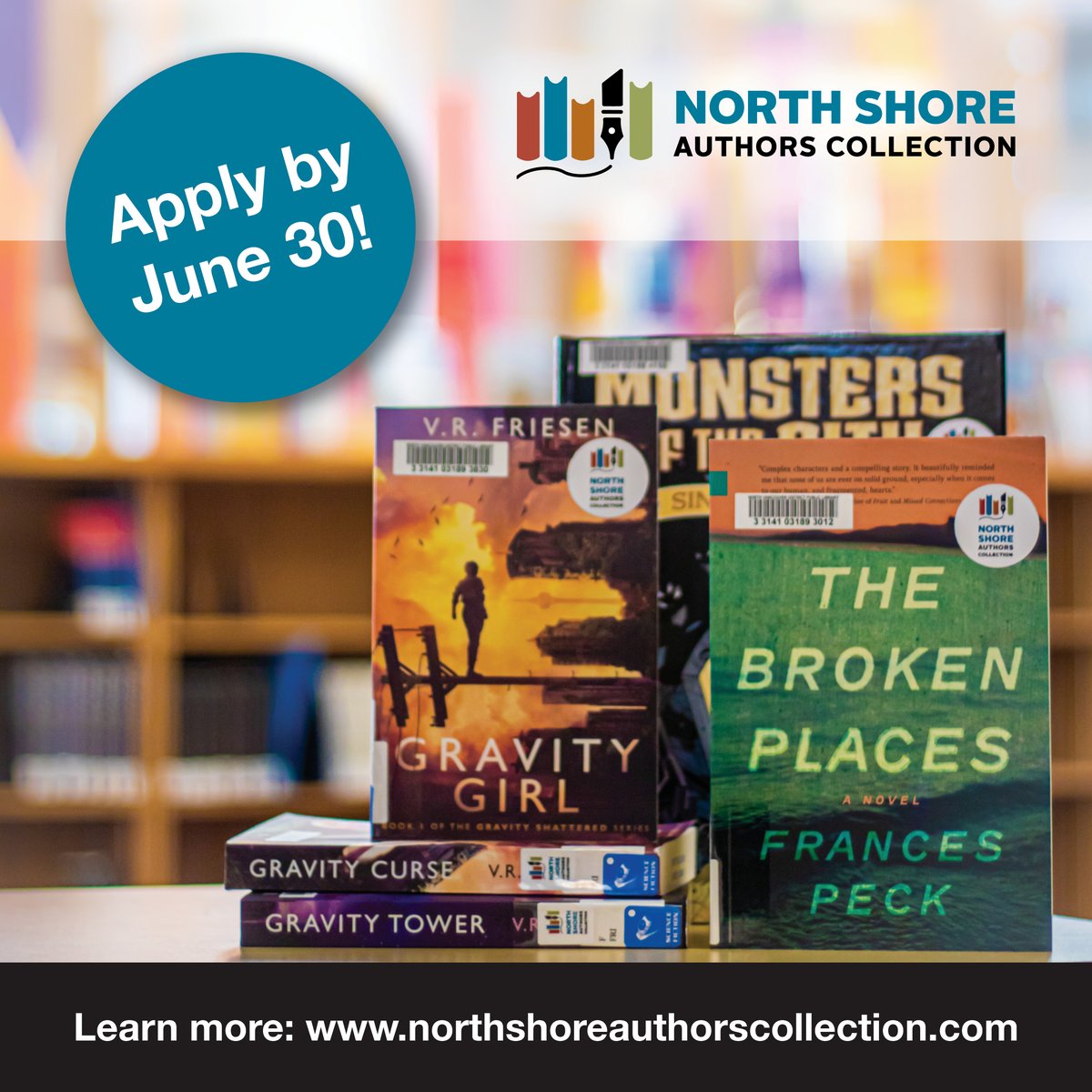 Calling all local authors from Deep Cove to Bowen Island and Lions Bay! Did you know you can apply to participate in the North Shore Authors Collection? Apply by June 30: northshoreauthorscollection.com 

#northvan #westvan #bowenisland #lionsbay #local #authors #librarylove