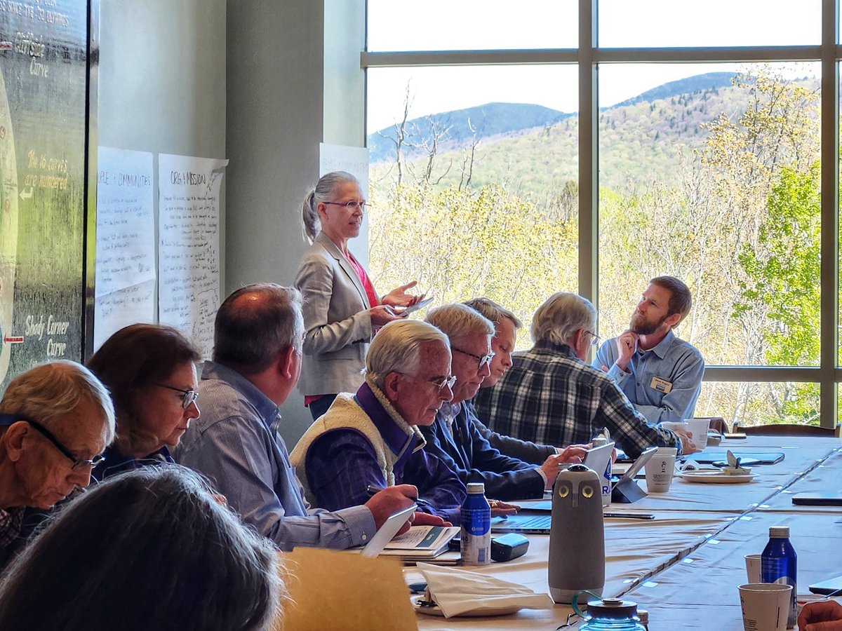 AdkLandTrust's tweet photo. Thank you to our board of directors for a terrific series of events these past two days. The future is bright! Also, two 👍 for the staff at Mt. VanHoevenberg. Perfect meeting venue. @LPLegacySites #VanHo #Adirondacks #landtrust https://t.co/BqQxEWRHt7