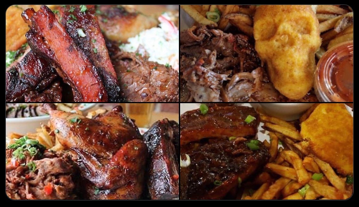 $10 BBQ platters 🔥🔥🔥 Take your pick of smoked chicken, ribs or pulled pork. Comes with a side of house slaw, fries and 💀cornbread. Gotta love Thursday at XYZ! 🙌