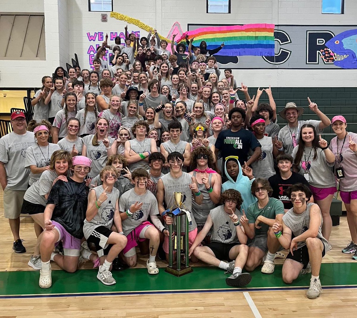 Grizzly Games 2023 is a wrap! Winners were 6th - blue, 7th - red and 8th - gray. 
<a href="/CreeklandMS/">Creekland Middle</a>