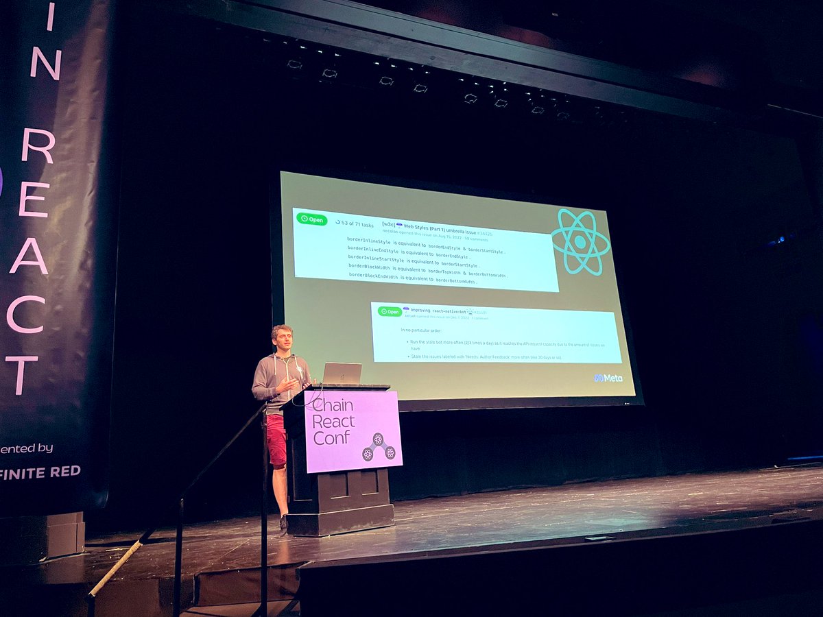kadikraman's tweet image. Ever wanted to contribute to React Native but don't know where to start?
Watch out for ☂️ issues on the React Native repo github.com/facebook/react…
They contain a small small bite-sized tasks that anyone could pick up!
Great talk by @CipolleschiR at #chainreactconf