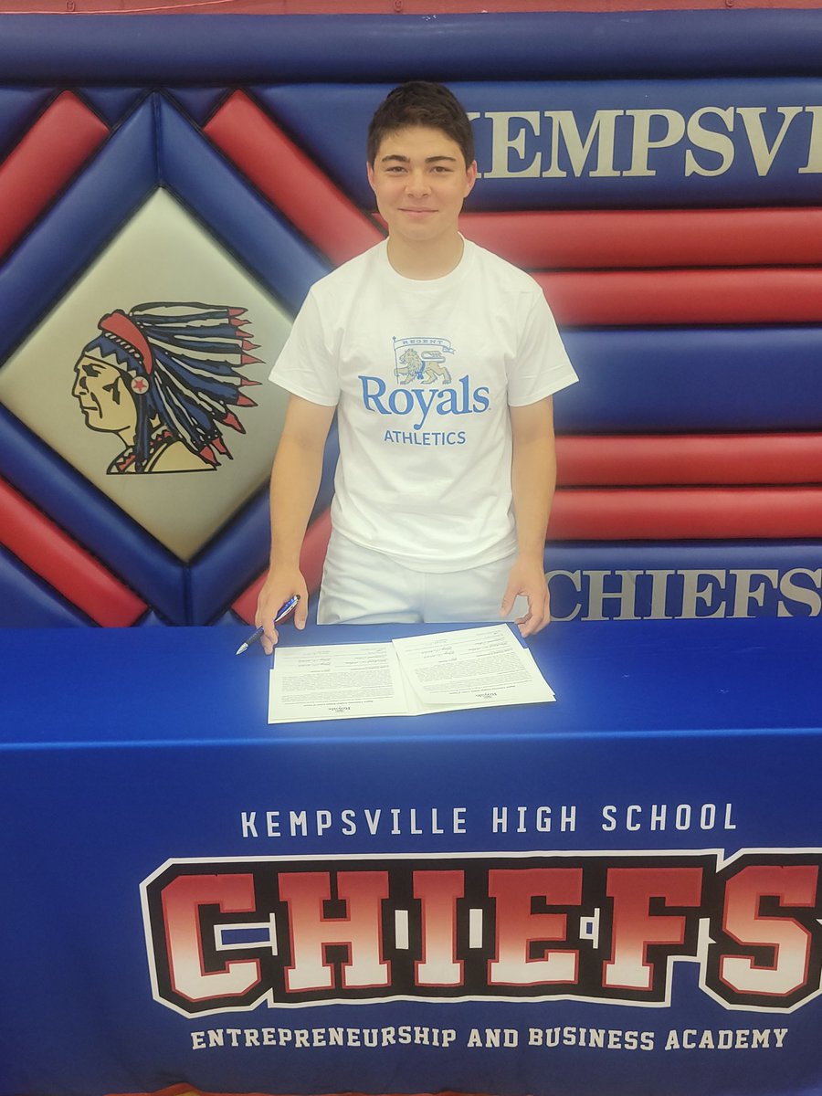 Congrats to Lucas Prendergast on continuing his academic and soccer career at Regent University. Let's go Chiefs