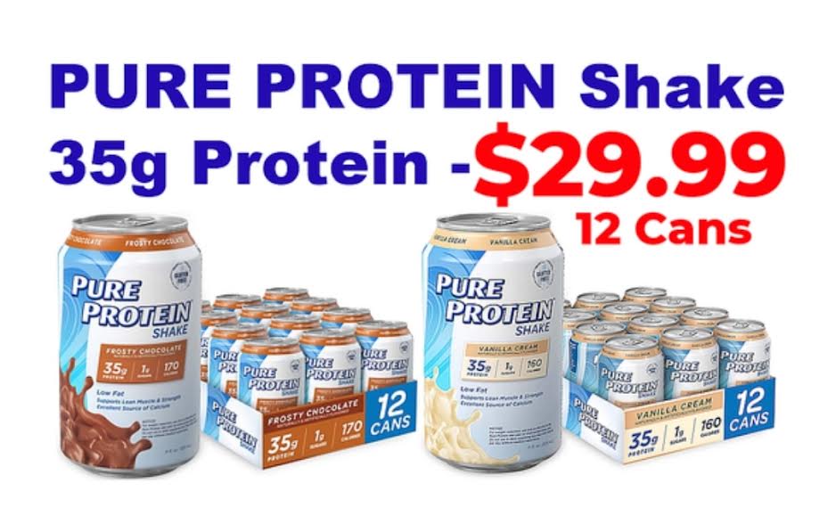 For those busy mornings - protein on the go - while supplies last get a 12 pack of Pure Protein Shakes - chocolate or vanilla flavor - for only $29.99 at DPS Nutrition with coupon DPS10!    Order now at ->  dpsnutrition.net/b/331/pure-pro… #RTD #proteinshake #proteinshake