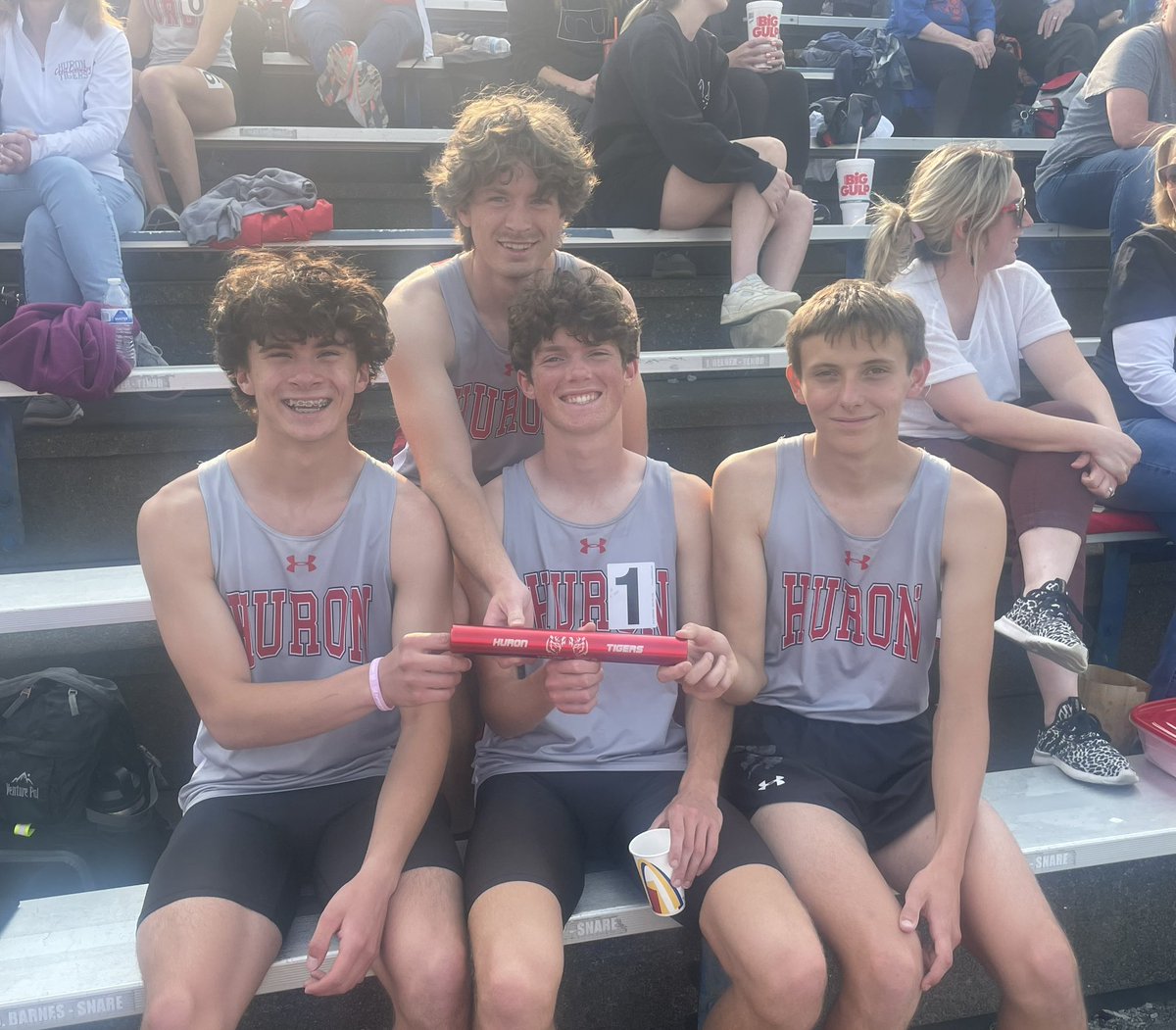 Regional tickets punched! 🎟

These boys just took 14 seconds off their season best (8:21.38) and took 3rd place to move on to Lexington! Congrats to Jackson Campbell, Jake Case, Sage Edgerly-Bork, and Tyler Kohlmann! 
🐯⚡️🐯

<a href="/RegisterSports/">Register Sports</a> <a href="/BCSNErie/">BCSN Erie</a> @BillyHeyen <a href="/HuronDistance/">Tiger Distance Track/XC</a>