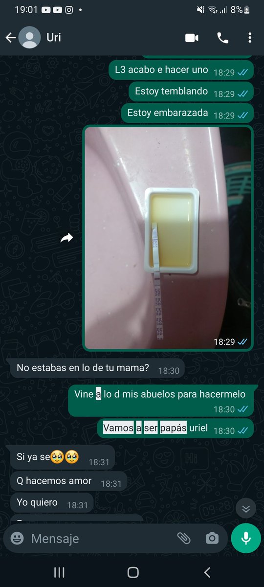 El día que me enteré que venias en camino amor de mi vida, te amamos❤️