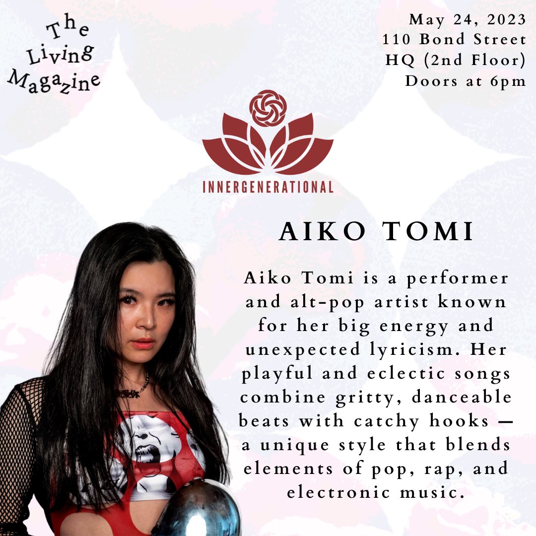 toronto_rewind's tweet photo. Check out Siddartha, Aiko Tomi, and Anto Chan, InnerGenerational’s performing artists who will be performing at The Living Magazine’s debut event! Don’t forget to purchase your tickets while you can through the link in our bio! https://t.co/jKqhwjEg4L