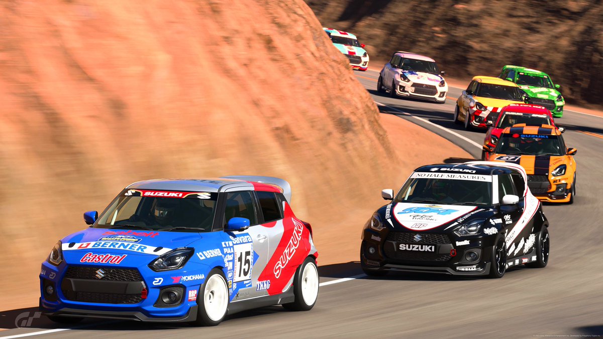 chauspain's tweet photo. @27racers a feature race win!! An absolute shoe chucker of a race with @nine_five_4 tonight, proper adrenaline fuelled stuff, superb ๐๐ป๐๐ป
#27Racers #GT7 #Close #SwiftOne https://t.co/K8n9NKBXZT
