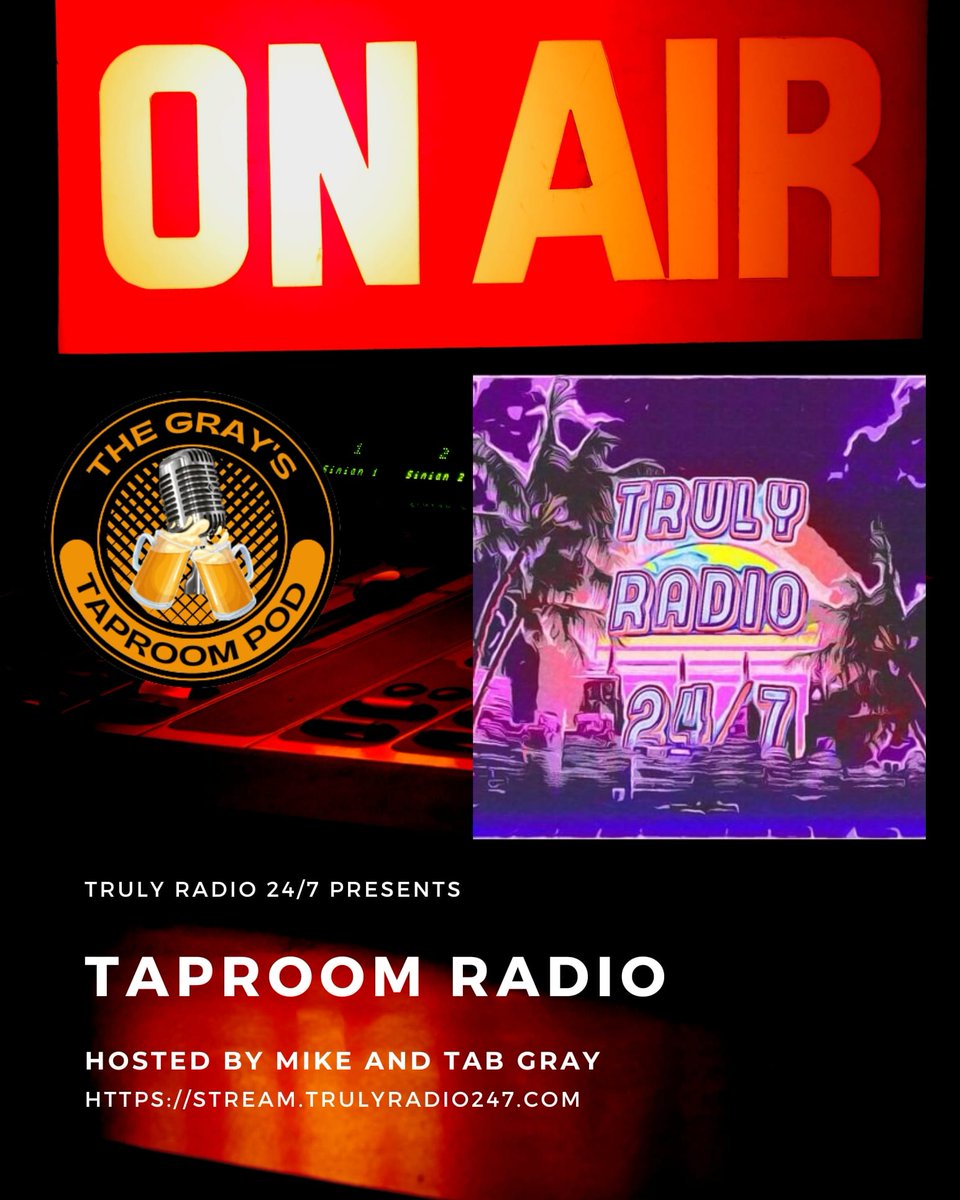 graystaproompod's tweet photo. Taproom Radio fires back up Saturday night for another jam session!! We've been working hard on getting the bugs fixed, and should be ready for action!! We hope you'll tune in!! https://t.co/bXjFOShCqp