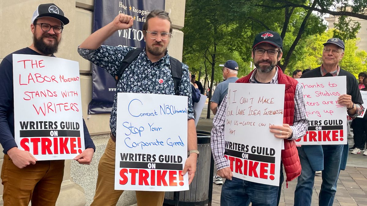 AFLCIO's tweet photo. AI canโt make lame ideas interesting.
Only writers (with a lot of coffee) can do that. https://t.co/qTrpMdfZrI
