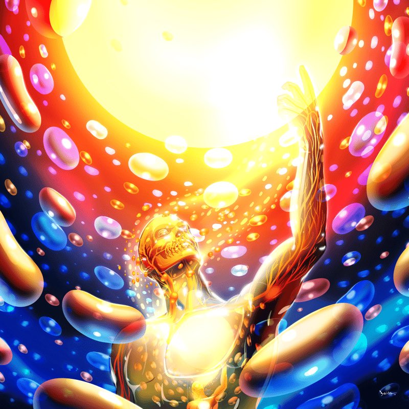 The transformative power of love and fatherhood inspired by conversations with <a href="/FedericoMarina/">Fedexx</a>. Really excited to see this 1/1 part of his NFT collection after months of chats and sketches. 🌞