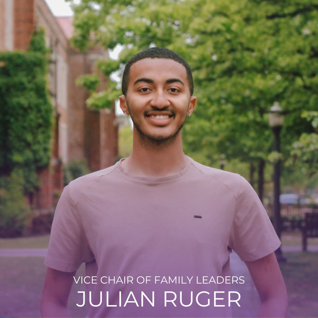 Meet our Vice Chair of Student Leaders, Julian Ruger!! ✨

Julian is studying community health and will be a senior next fall! He is from Houston, Texas and his dream career is to be a dermatologist. In his down time you can find him listening to Titi Me Pregunto by Bad Bunny 🎶