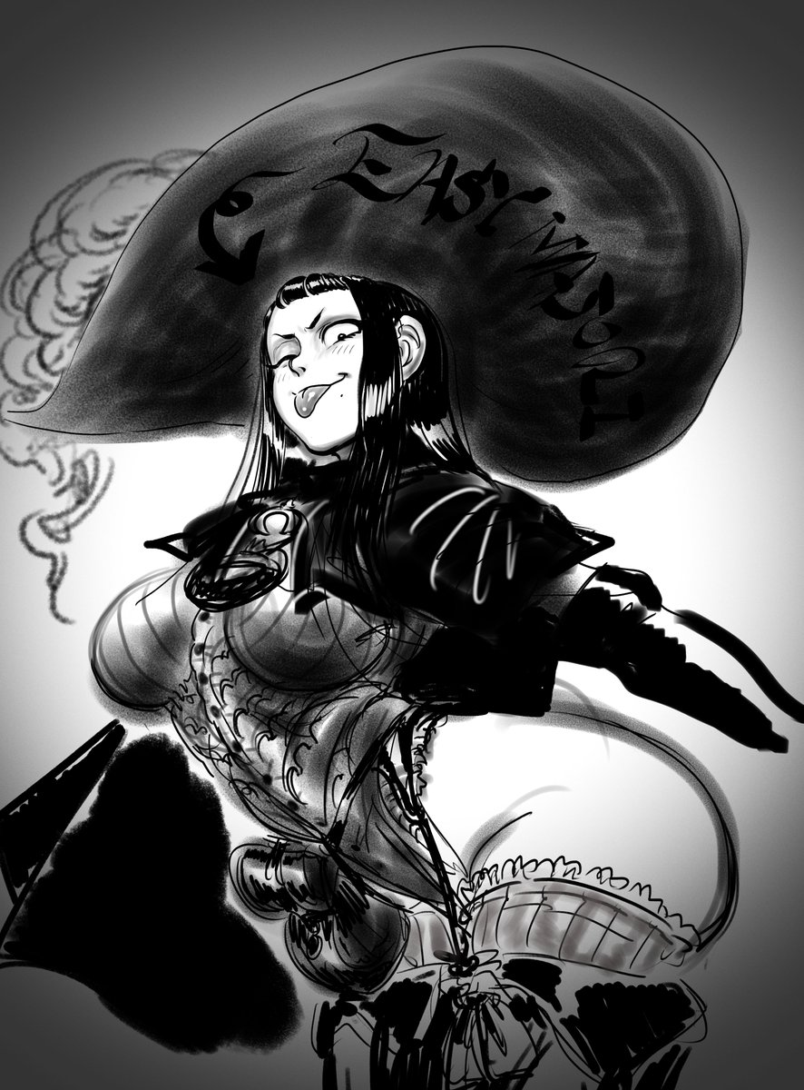 skellyjacks1's tweet photo. "Hey, Swashbuckler! Are you gonna spend another day in that soggy bed?"

-Easy Majori the Charlatan Mage. https://t.co/drqcwpA9In