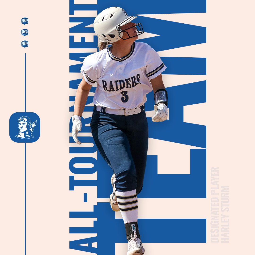 🥎| Join us as we congratulate Raider Softball designated player Harley Sturm on receiving Region II All-Tournament Team honors.

Congratulations Harley!!🎉

#iamaRAIDER | <a href="/RSC_Softball/">RSC Softball</a>