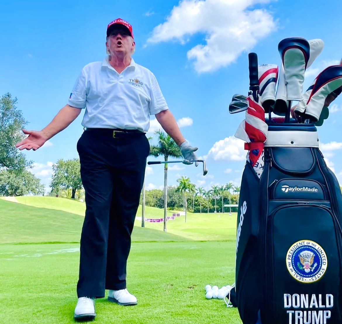 Ron Filipkowski on Twitter: "Mrs. Doubtfire on the course today."