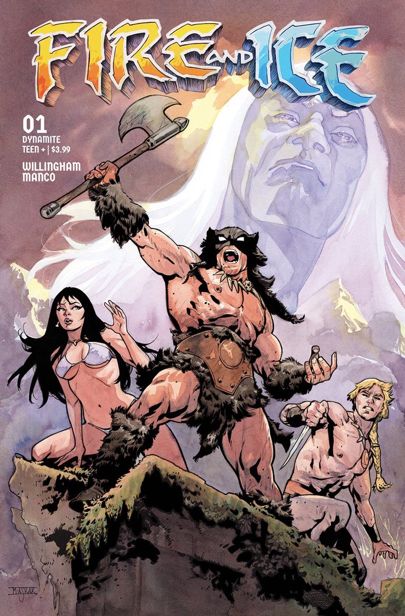 ralphbakshi's tweet photo. "Fire and Ice" comics coming this summer!

https://t.co/NYmWgb1FPu https://t.co/hBlrSSokEA