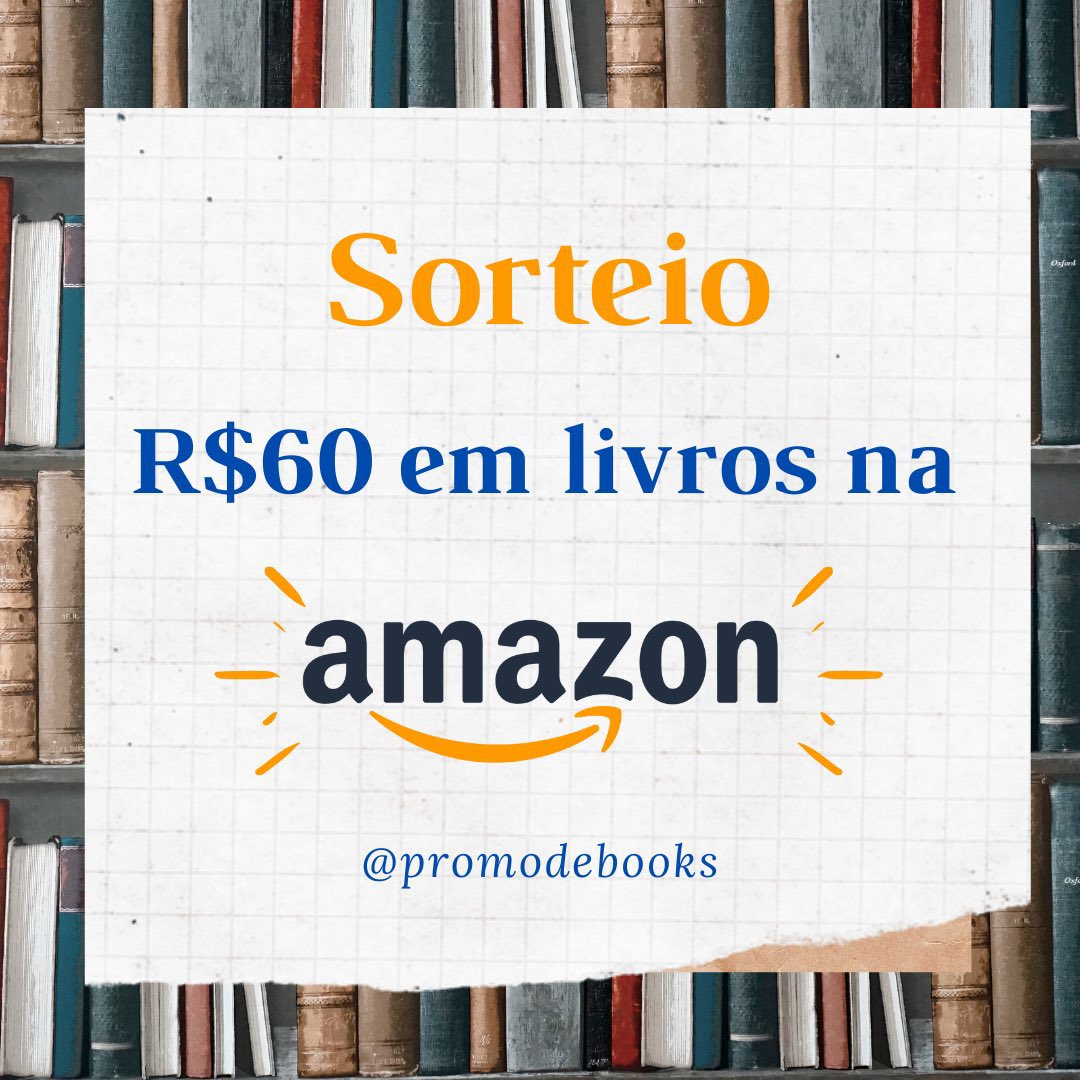 📚📚📚 Sorteio de Livro 📚📚📚

🏆 Prêmio:
✨ R$60 em livros da sua escolha na Amazon!

↪️ Regras:
• Seguir <a href="/promodebooks/">Promo de Books 📚</a>
• Dar RT nesse tweet (sem citar)
• Dar RT no tweet fixado

Resultado: 20/05 🍀📚