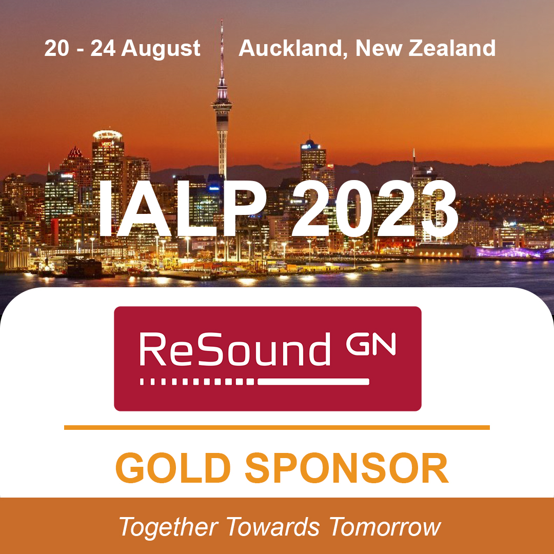 Massive thanks to <a href="/ReSoundANZ/">ReSound AUS & NZ</a> for their ongoing support #IALP2AKL023 Gold Sponsor! ReSound &amp; GN Hearing is a global leader in intelligent audio solutions -  hear more, do more, and be more than you ever thought possible #TogetherTowardsTomorrow #audiosolutions #IALP <a href="/IALP_Global/">IALP</a>