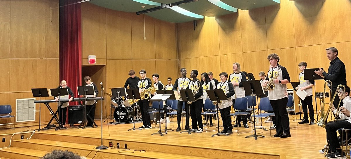 The Jazz band had the CGS audience tapping their toes!   Our amazing 5/6 and 7/8 bands are  up next!  🎶 🎺