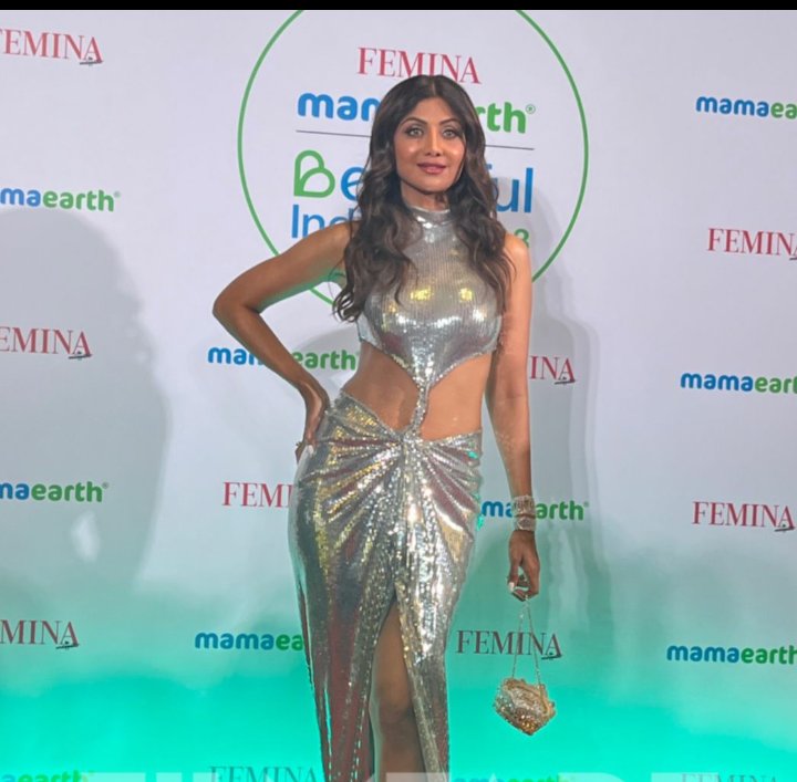 #ShilpaShetty clicked arriving for  #FeminaMamaEarthBeautifulIndians2023. ❤️

#BeautifulIndians2023 #BeautifulIndiansS2 #FeminaXMamaearth #BeautifulIndians #CelebratingGoodness #Mamaearth #FeminaIndia