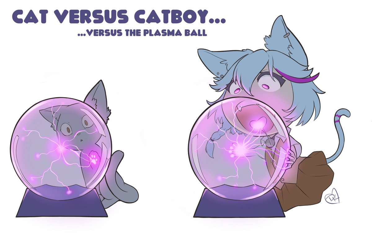 dracokiro's tweet photo. I AM.... Pawwerful! *pew pew*

#drawsworth #catboy #femboyfriday #femboy #vtuber https://t.co/EoGhShwl74