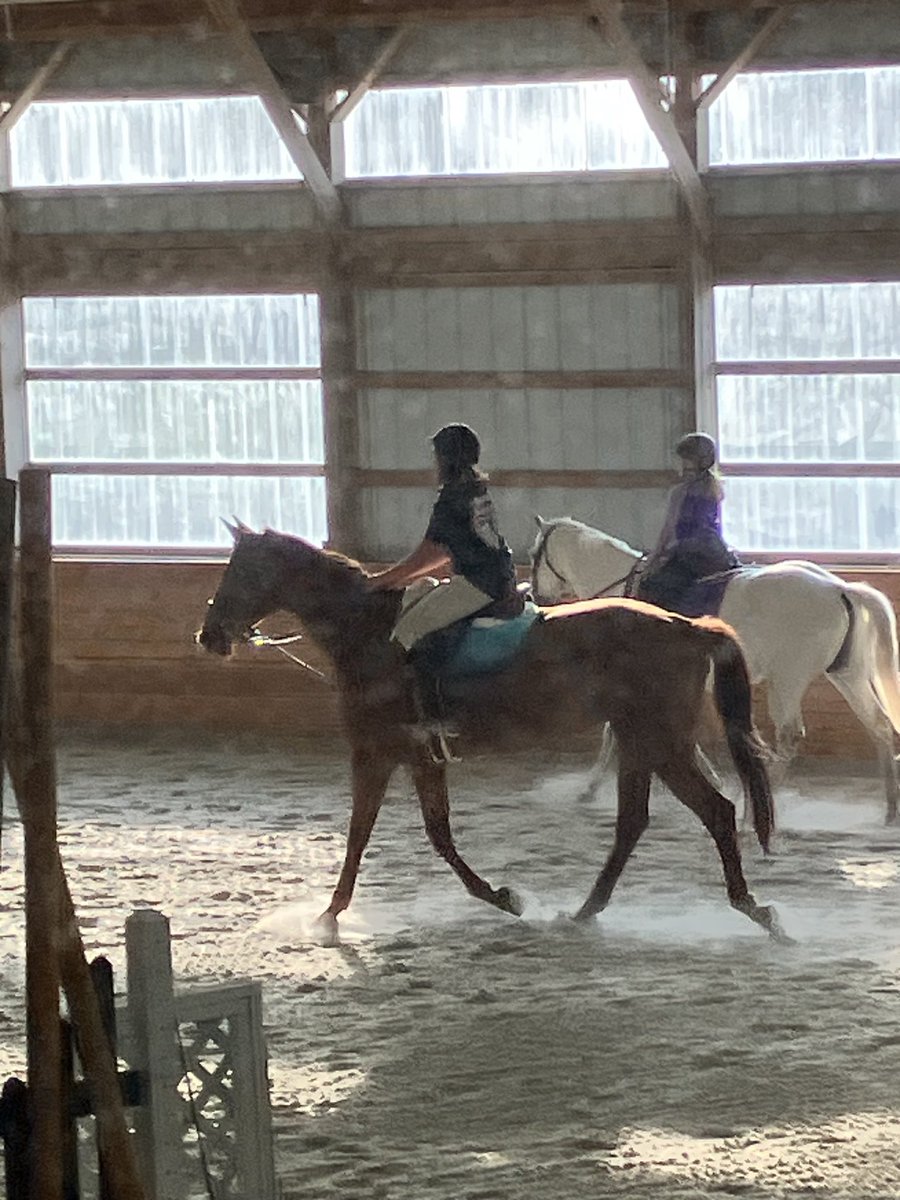 I’m finally getting to see a couple of my students ride after many invitations. How impressive!!