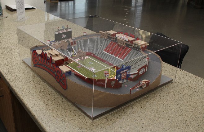 We proudly made this case for a model of the Fresno State stadium, for a school project on scaling. We can create the perfect case to meet your needs too. #case #acryliccase #acrylic #customcases