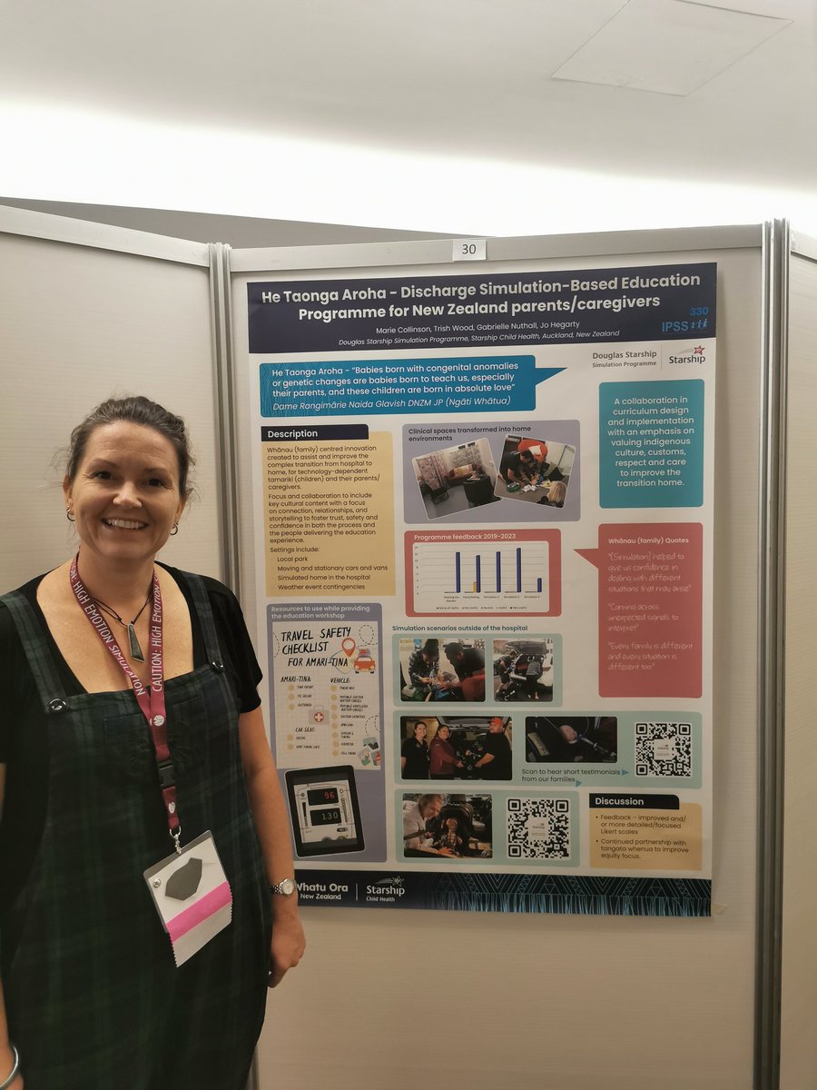Have you ever been to a poster round presentation that moved everyone to tears? That was us all today at #IPSSW2023 I'm so proud of my amazing colleague Marie Collinson @nznursemarie12 you are the true meaning of a wahine toa. You inspire me daily 😭❤️ #hetaongaaroha #newzealand