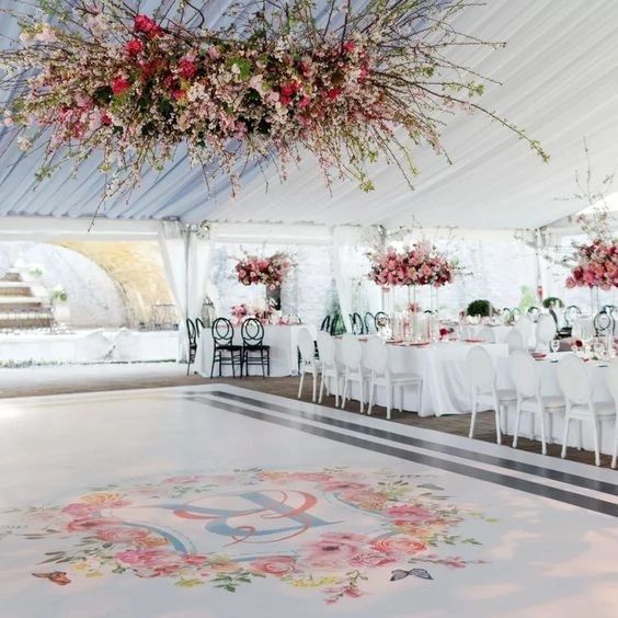 GraciousEvents's tweet image. Who said a wedding dance floor needs to be flat and boring? ⁠
A colorful custom dance floor will only enhance those incredibly magical moments during your reception. #weddingtrends ⁠
#beautiful #customdancefloor #weddinginspo #weddingplanning⁠
⁠
phot… instagr.am/p/CsZpwUvOaNl/