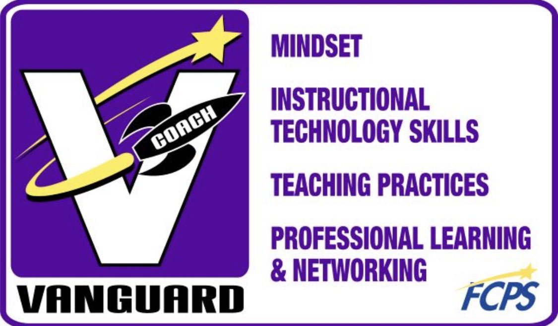 3 year journey completed!  Best year yet!! Vanguard mission accomplished.  I earned my final micro-credentials!  #FCPSVanguard  #BlendedLearning
Thank you to the team for a great year of PL, learning, growing, speakers, &amp; community!