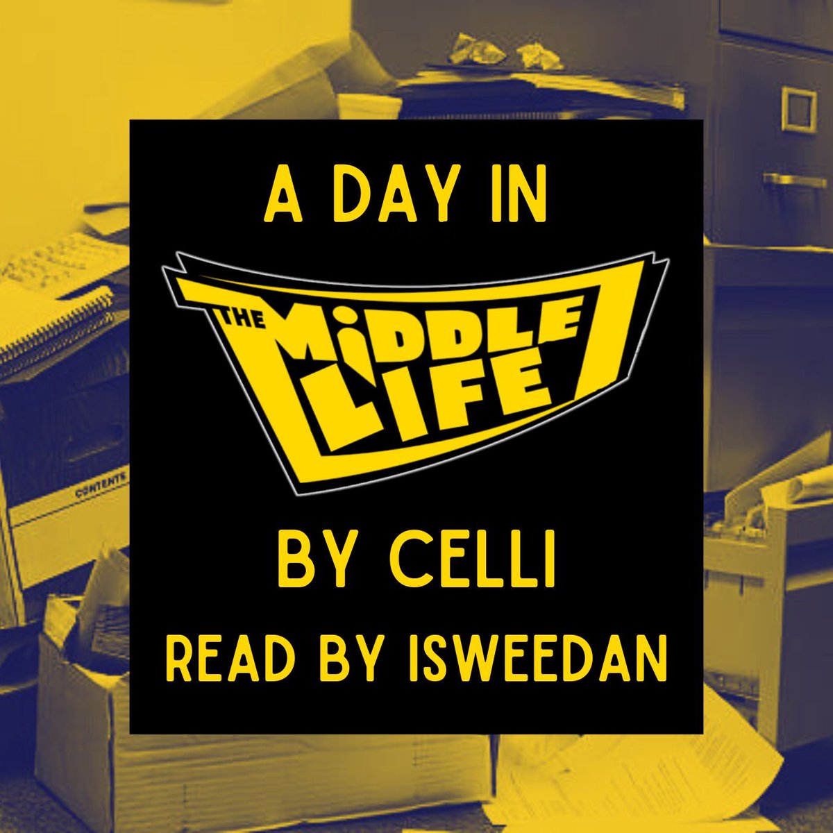 Sharing a new podfic for #EndOTWRacism by @isweedan, who is locked!

A podfic of 'A Day in the Middlelife' by @celli 
Read by @isweedan, who also made the cover art

archiveofourown.org/works/47253280
Fandom: The Middleman
Length: 9 min 30 sec
