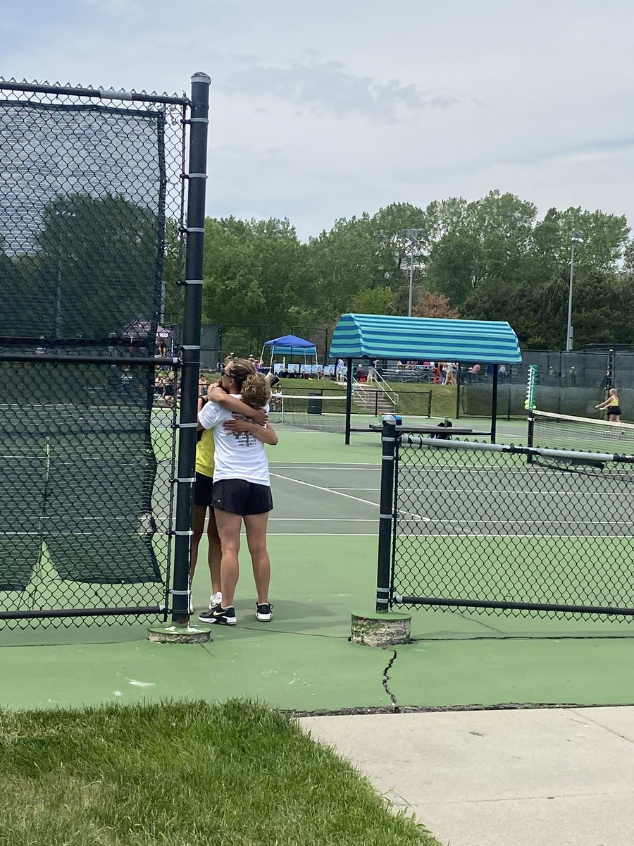 BurkeGTennis's tweet photo. Amazed is an understatement. This team was incredible. The wins, medals, and victories aren’t the highlight. It’s the grit, determination, and dedication of each player that kept us going. I will never forget the success. Proud is an understatement https://t.co/8HiiNBwmQO