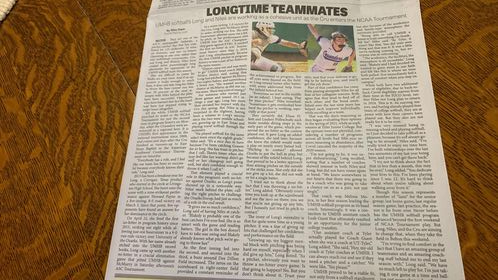 ZayasRiley's tweet image. Appreciate The Polk County Enterprise running two of my recent stories highlighting UMHB standout and Polk County native @grason_long27 in today's edition of the paper. Great to continue to spread the word about what #UMHB athletes are accomplishing in Belton!