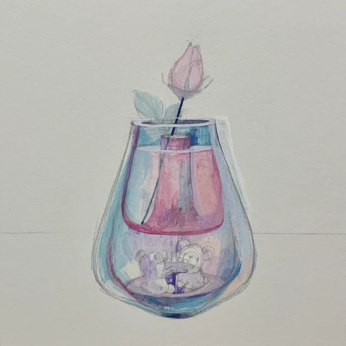新しい絵を描き始めました  #art #絵かきさんと繋がりたい
