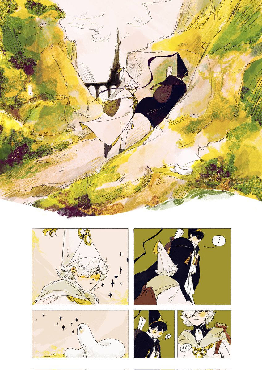 stickymaelk's tweet image. New travel friend #witchhatatelier #Δ帽子