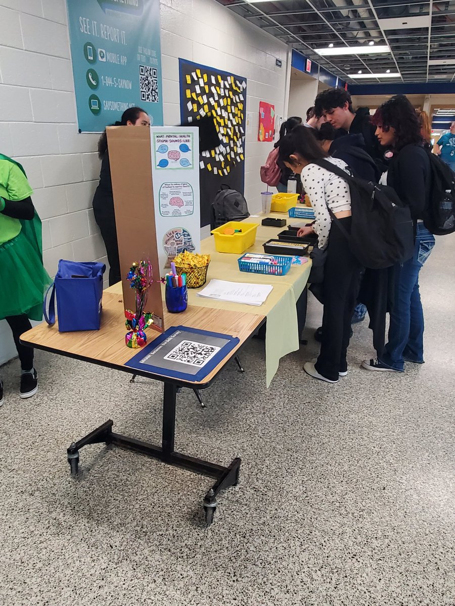 Our <a href="/Hyltoncares/">Hylton Counseling</a> #bestie, <a href="/jane_voith/">Jane Voith</a> always shows up for a #spiritweek! #MHAW2023 is in full swing with the <a href="/HyltonBulldogs/">C. D. Hylton Bulldogs</a> and we want to keep these conversations going!