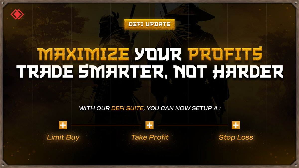 sensei_dot_win's tweet photo. Prepare yourself for the next 100x

Upgrade your #memecoin game with:
⚡️Take Profit &amp; Stop Loss 
⚡️Anti-Rug Protection 
⚡️⬜️⬜️⬜️⬜️⬜️

Join our Discord &amp; Telegram to see whats next 🔥 https://t.co/RtVNl79Jg3