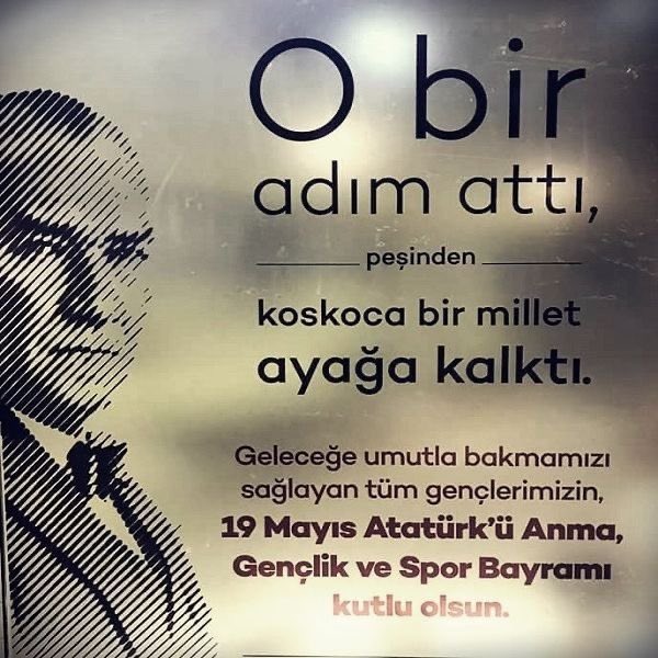 NuranGover's tweet photo. #19mayısgenclikvesporbayramıkutluolsun 
Ey Türk gençliği!
Muhtaç olduğun kudret, damarlarındaki asil kanda mevcuttur. https://t.co/k4WZFDtvwu
