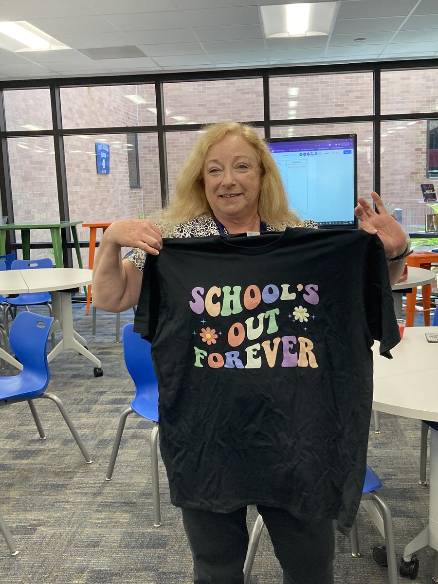 Happy retirement, Ms. Troner!  NAC and Truitt will miss you! 🎉💜 #41years