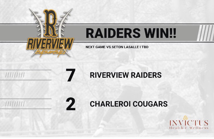 Riverview Raiders Baseball (@riverviewbsbl) on Twitter photo Raiders bring the bats and win today vs <a href="/AthleticsCasd/">CASD Athletics</a> On to round 2 of the <a href="/wpial7/">WPIAL</a> 2A playoffs! <a href="/RViewSports/">Riverview Sports</a> <a href="/RaiderSports10/">Riverview Athletics</a> <a href="/TribLiveHSSN/">TribLive HSSN</a> Raiders bring the bats and win today vs <a href="/AthleticsCasd/">CASD Athletics</a> On to round 2 of the <a href="/wpial7/">WPIAL</a> 2A playoffs! <a href="/RViewSports/">Riverview Sports</a> <a href="/RaiderSports10/">Riverview Athletics</a> <a href="/TribLiveHSSN/">TribLive HSSN</a>