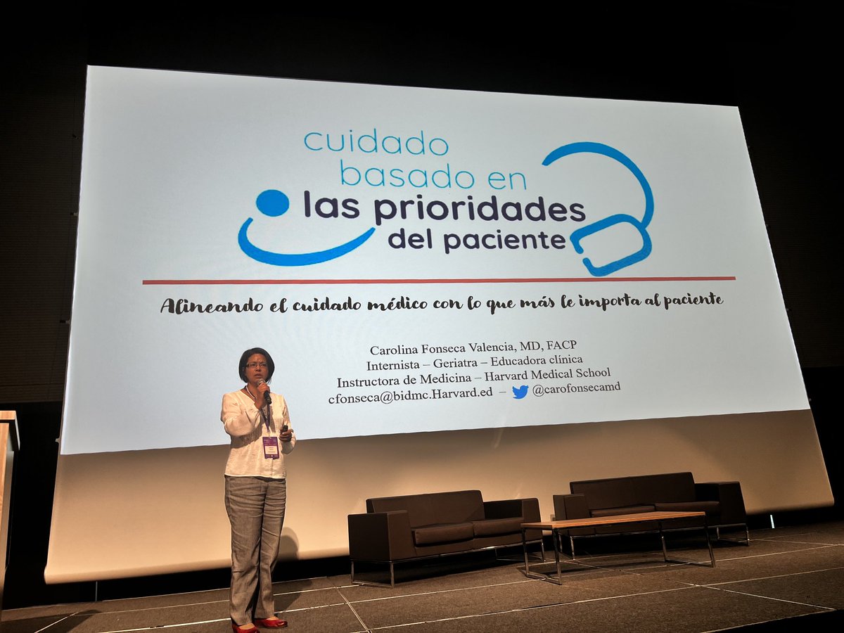 ⁦@carofonsecamd⁩ speaking about ⁦<a href="/PtPriorities/">Patient Priorities Care</a>⁩