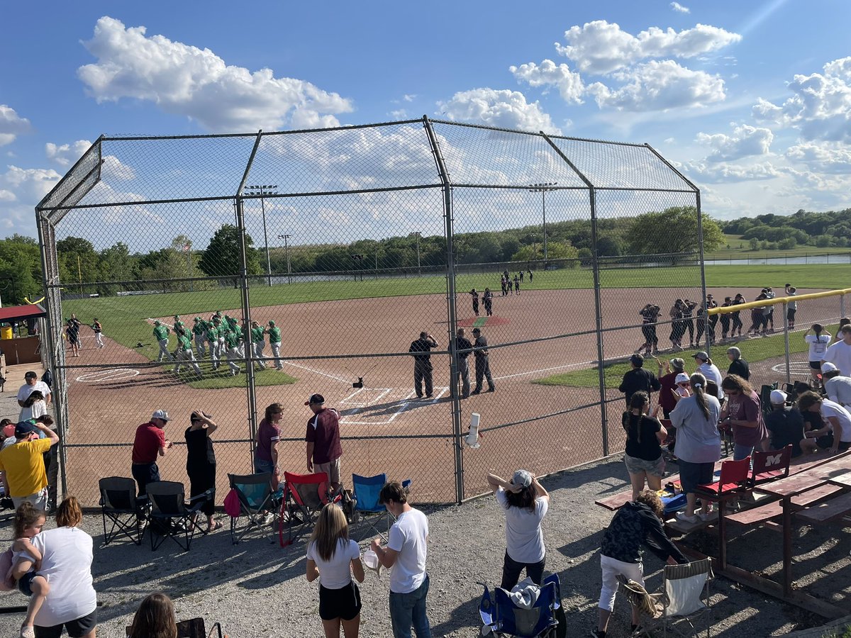 Great evening for district baseball, Maysville vs.  Albany!!