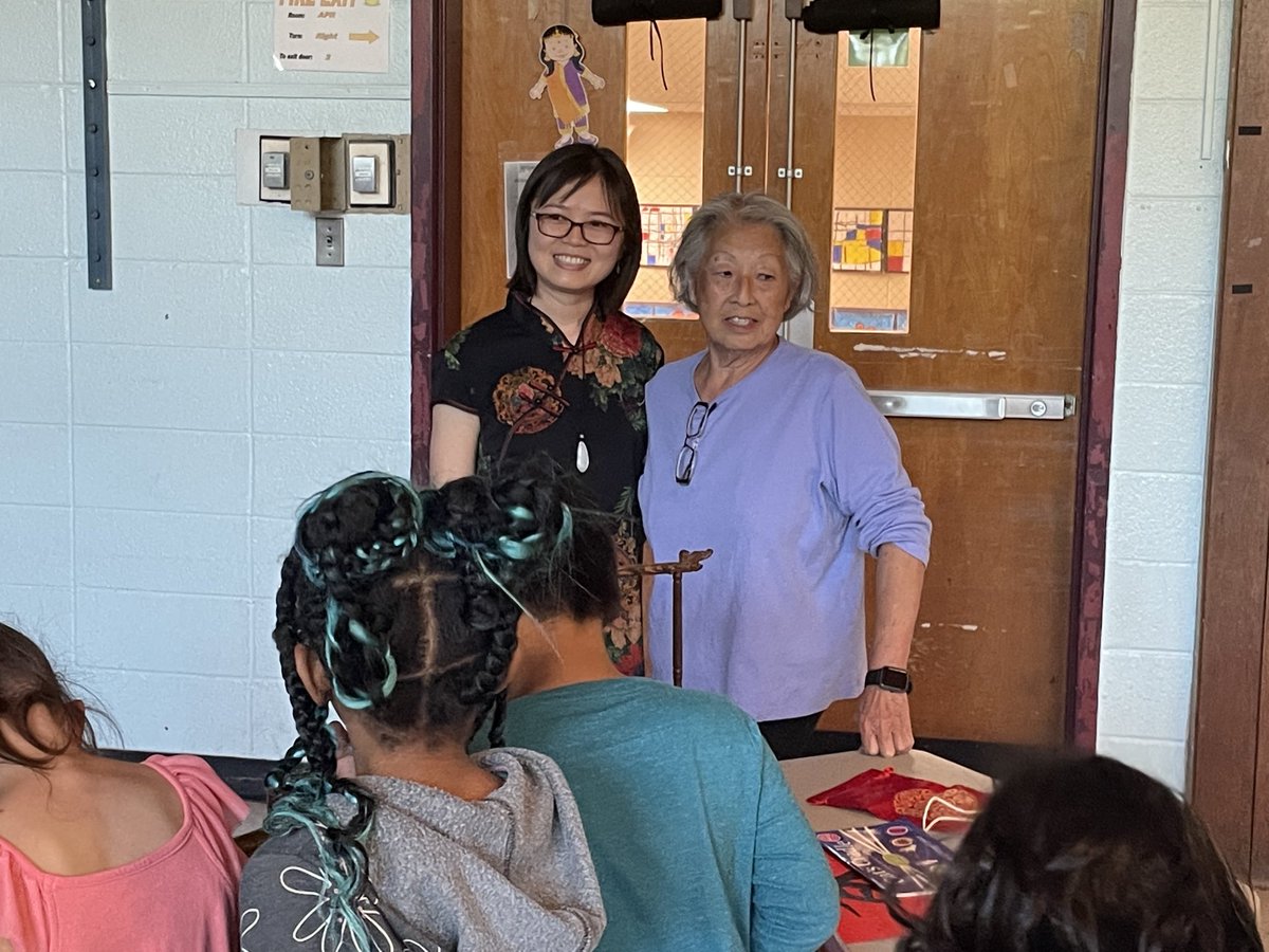 1stGilmour's tweet photo. Thank you Ms. Jiang and Mrs. Wong for sharing your immigration stories with our First graders!!!  #AAPI ⁦@SharpBulldogs⁩ https://t.co/myLJwcfo7R