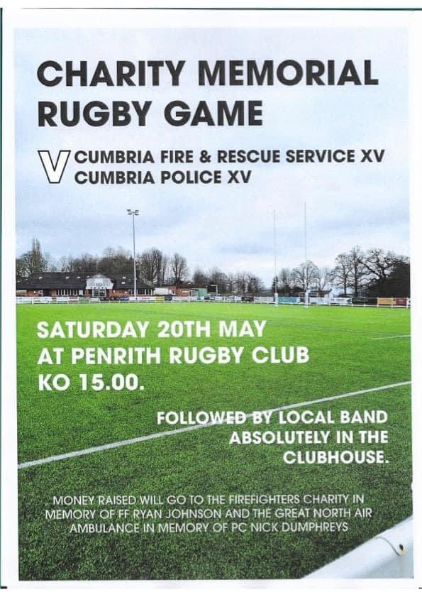🚒🚒 if you are free on Saturday please come support both emergency services, we are sure this will be competitive and also entertaining for the neutral supporters 💪💪🚒🚒