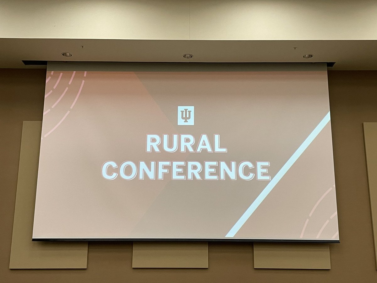 It was great reconnecting with so many people doing important work in #rural Indiana at the @iu_rural conference in French Lick. Thank you to the @IUBloomington  Center for Rural Engagement team for bringing everyone together. I presented the @IUSchoolofEd I-STEAM project poster.